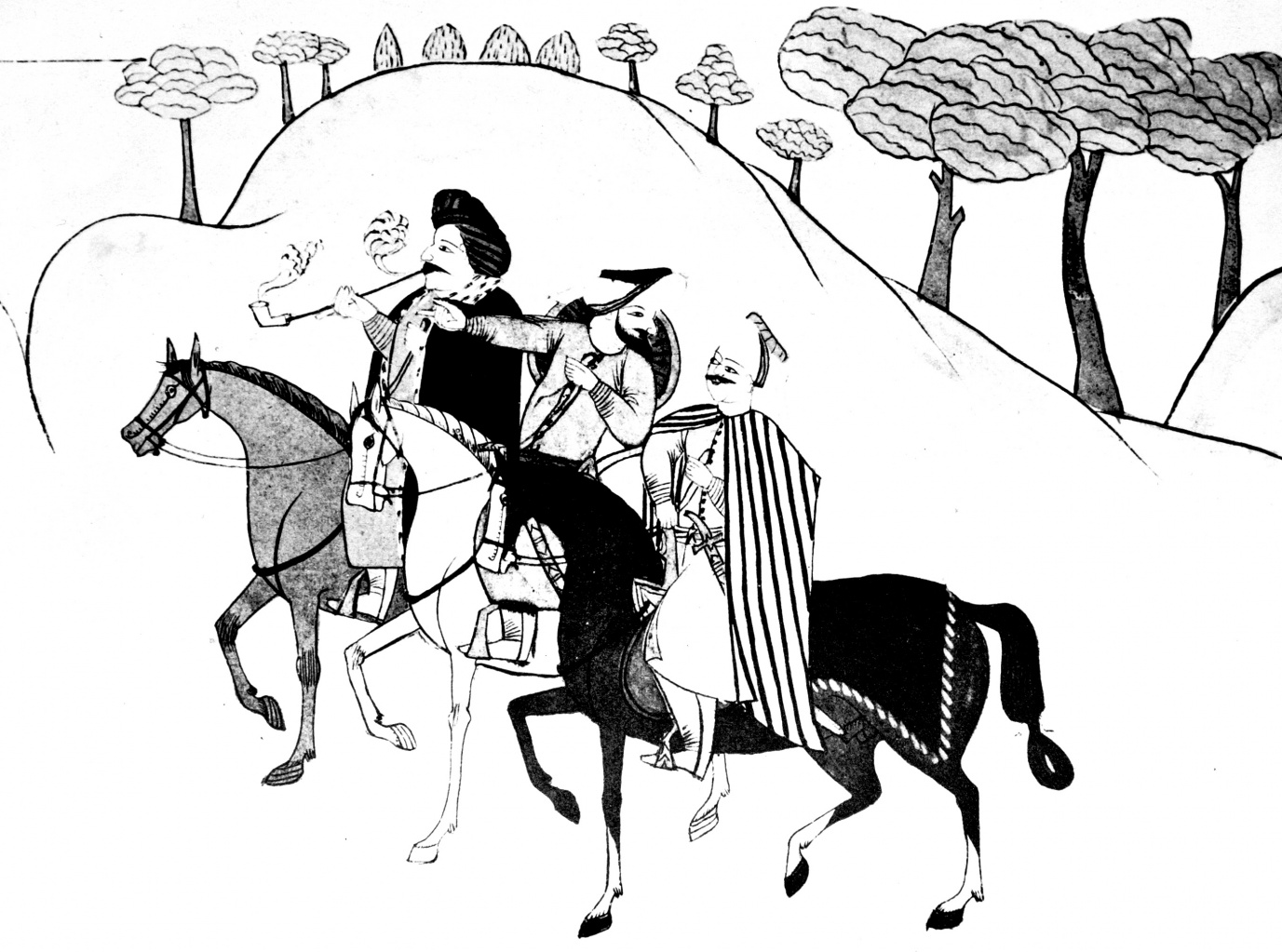 Турецкие миниатюры, XVII в. Турецкие миниатюры, XVII в.