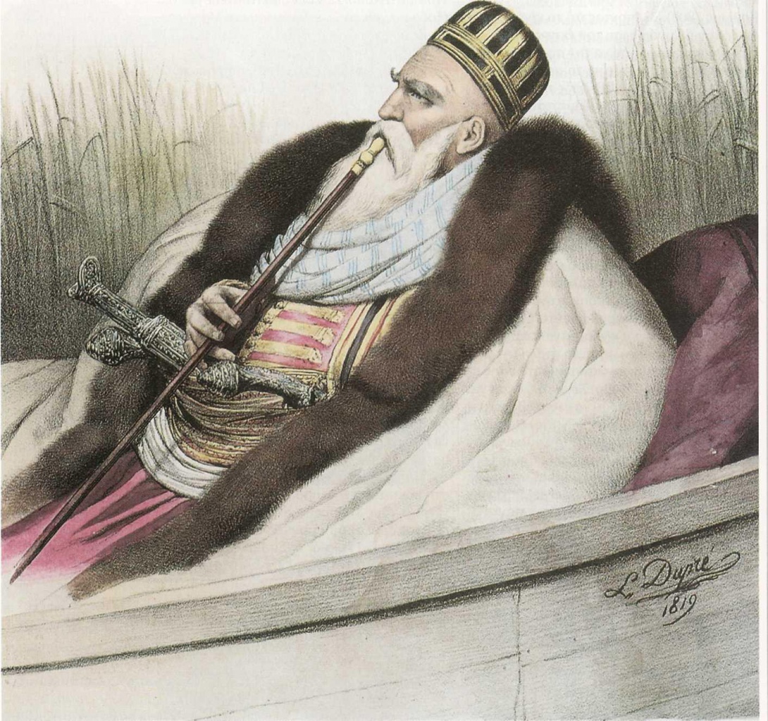 Али-паша, курящий трубку, XIX в. Али-паша, курящий трубку, XIX в.
